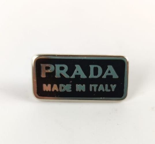 Ετικέτα μαύρη (3x1cm) PRADA 33