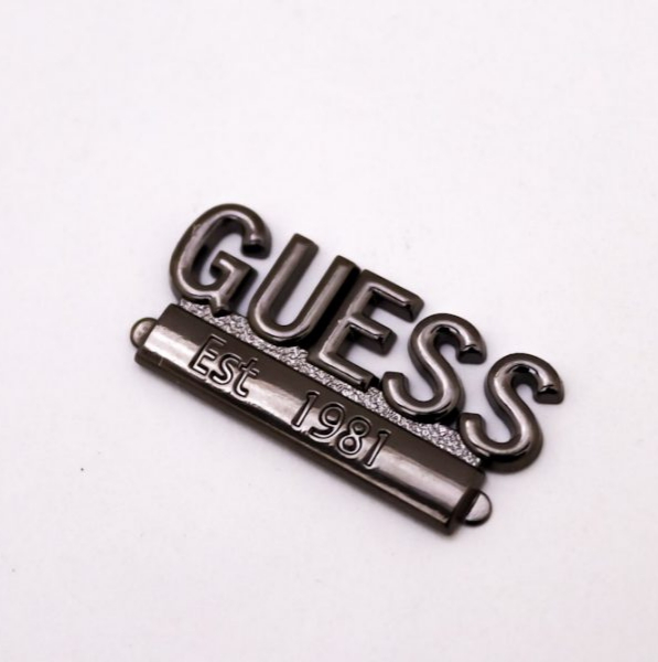 Ετικέτα Μαύρη (4x1.5cm) Guess  38