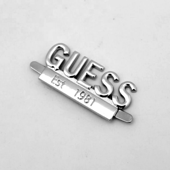 Ετικέτα Ασημί (4x1.5cm) Guess 36
