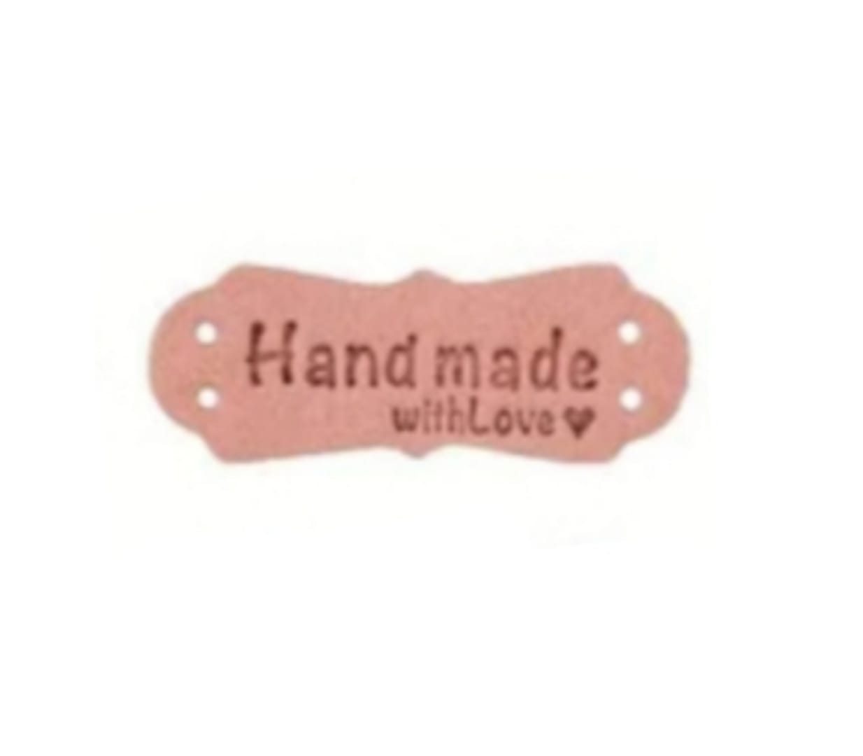 Ετικέτα δέρμα hand made Πούδρα (1.5x4cm) 65