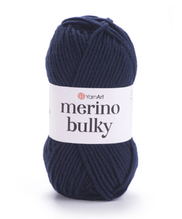 Merino Bulky Navy Blue 583