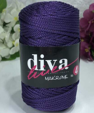 Diva Makrame 3mm Purple 142