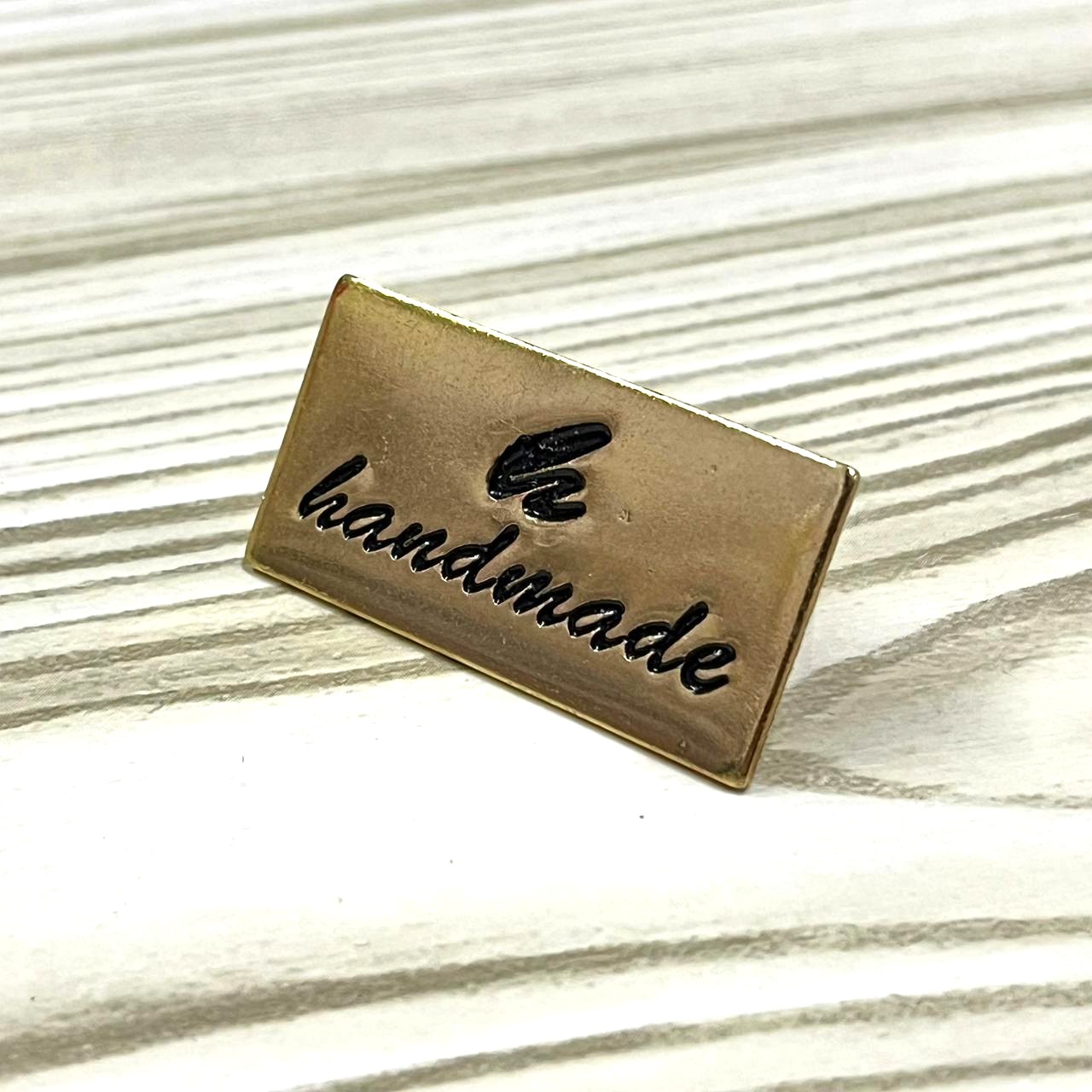 Ετικέτα handmade (3.5x2cm) καλλιγραφικά Χρυσό 66