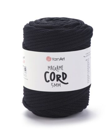 YarnArt Cord 5mm 750 Black