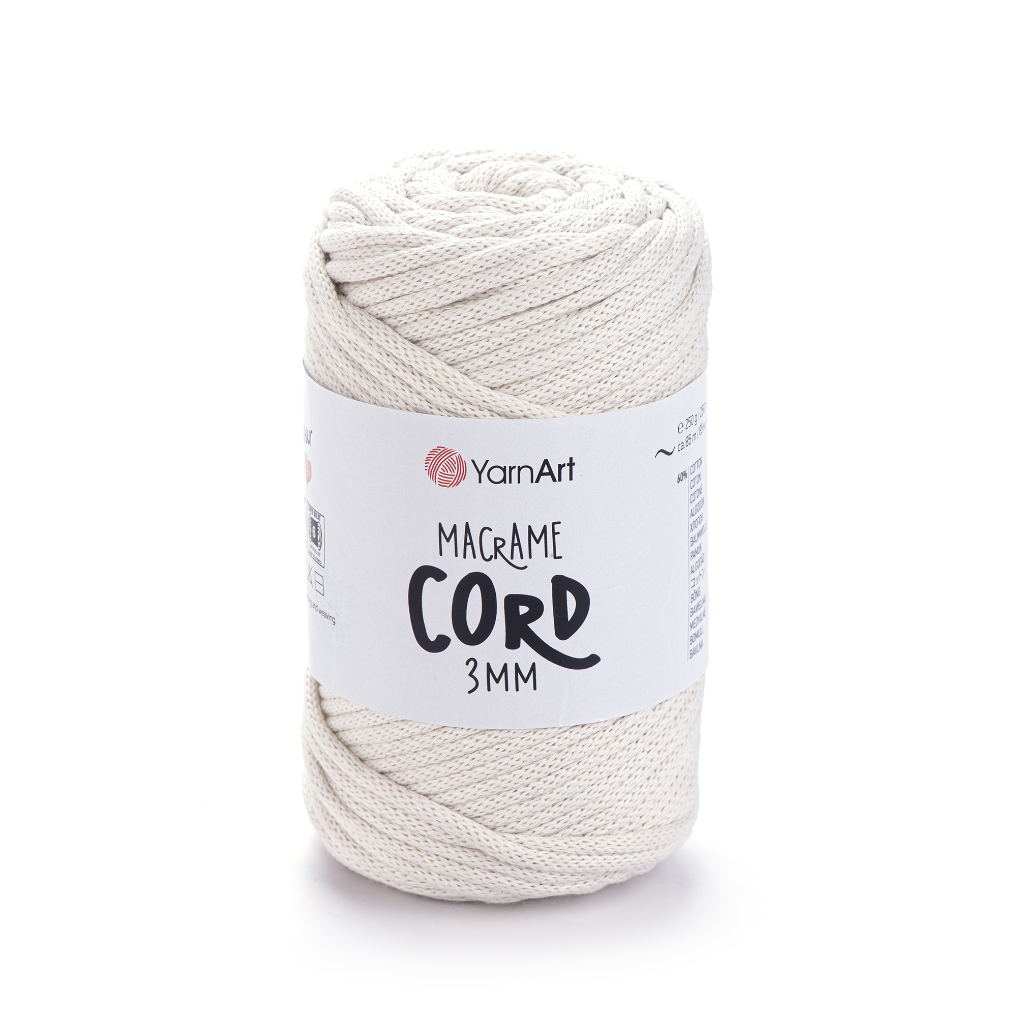 YarnArt Cord 3mm 752 Ecru
