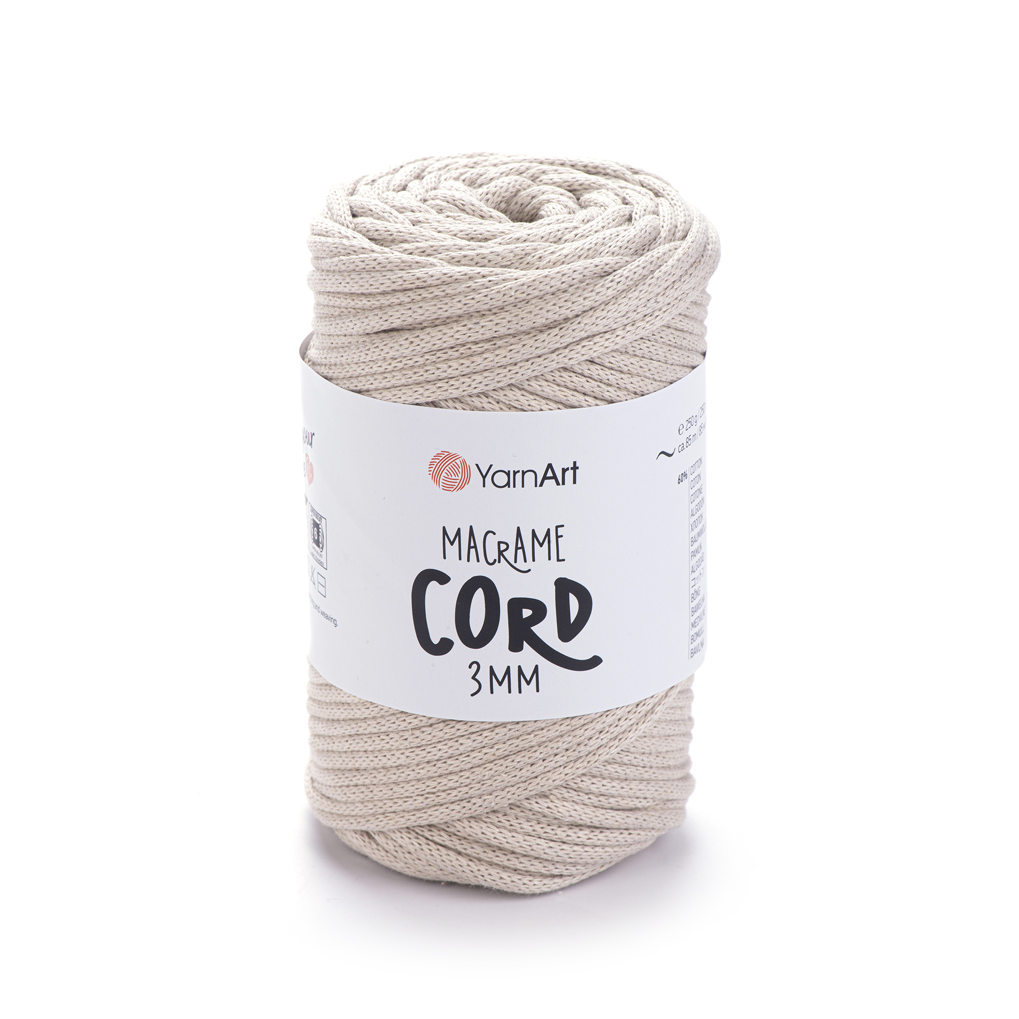 YarnArt Cord 3mm 753 Beige