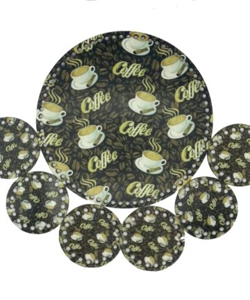 Σετ δίσκος με 6 σουβέρ (28cm) 99