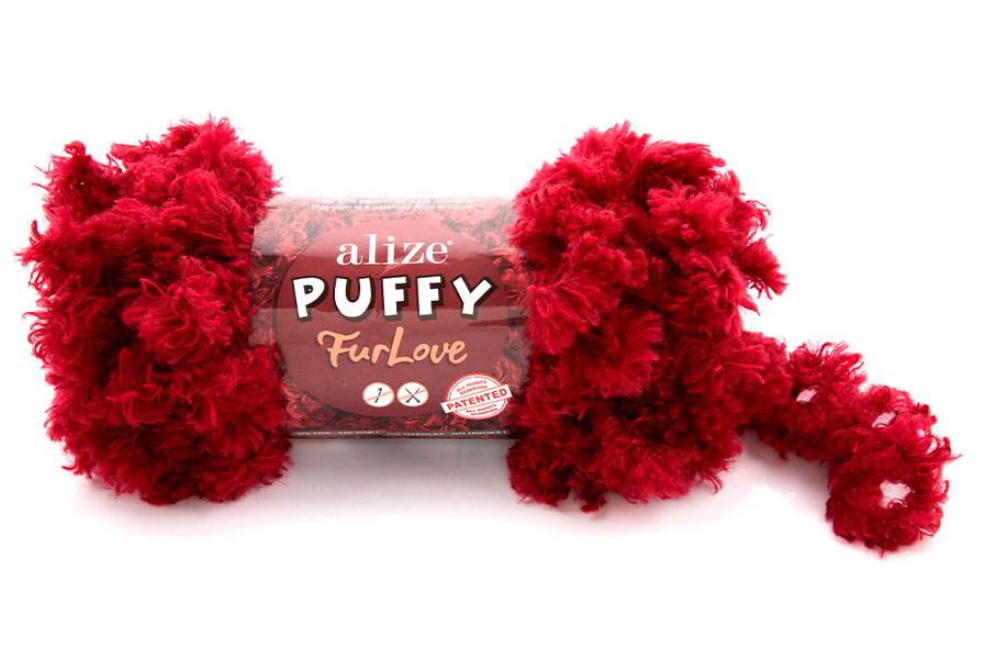 Puffy FurLove Red 56