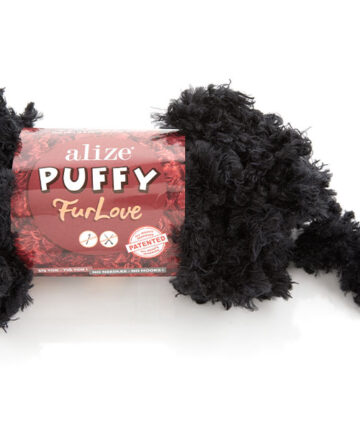 Puffy FurLove Black  60