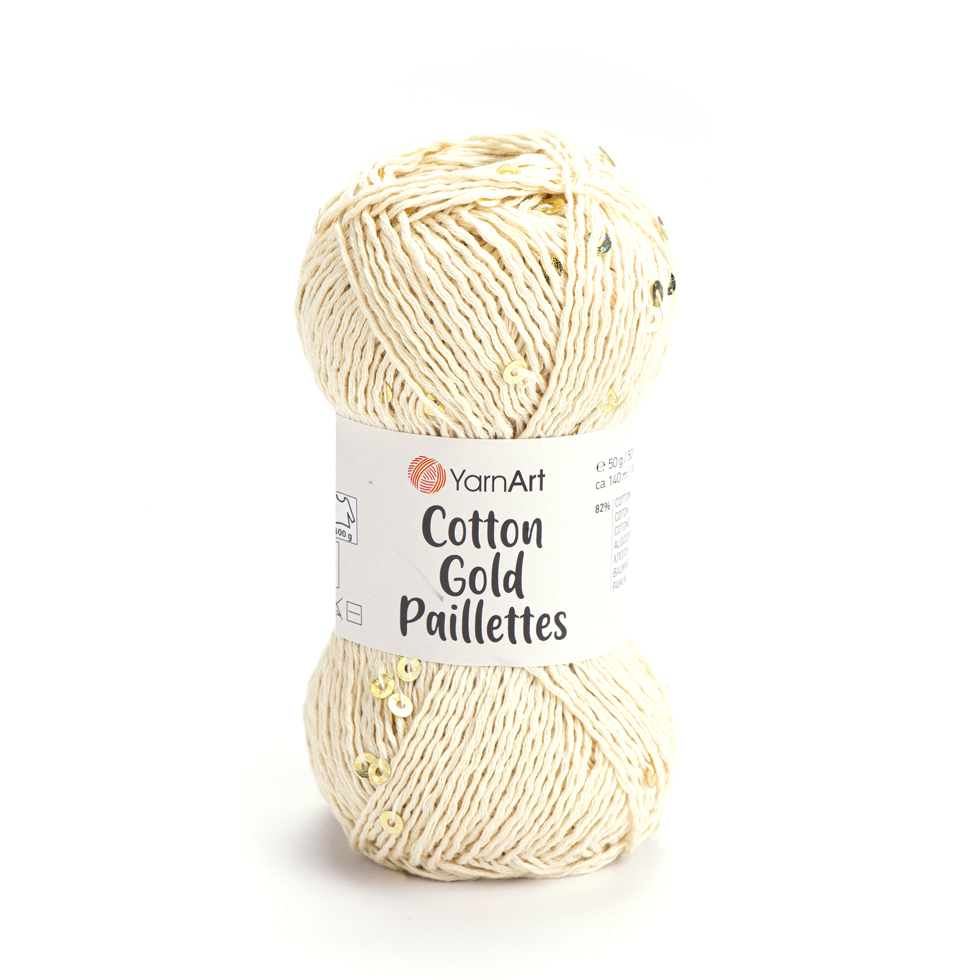 Cotton Gold Paillettes 7103 Candle