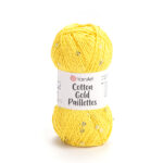 Cotton Gold Paillettes 7106 Yellow