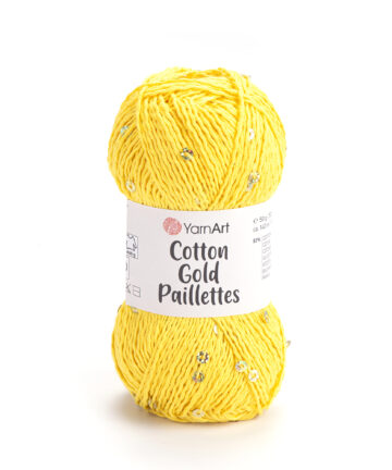 Cotton Gold Paillettes 7106 Yellow