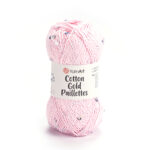Cotton Gold Paillettes 7107 Light Pink