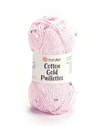 Cotton Gold Paillettes 7107 Light Pink
