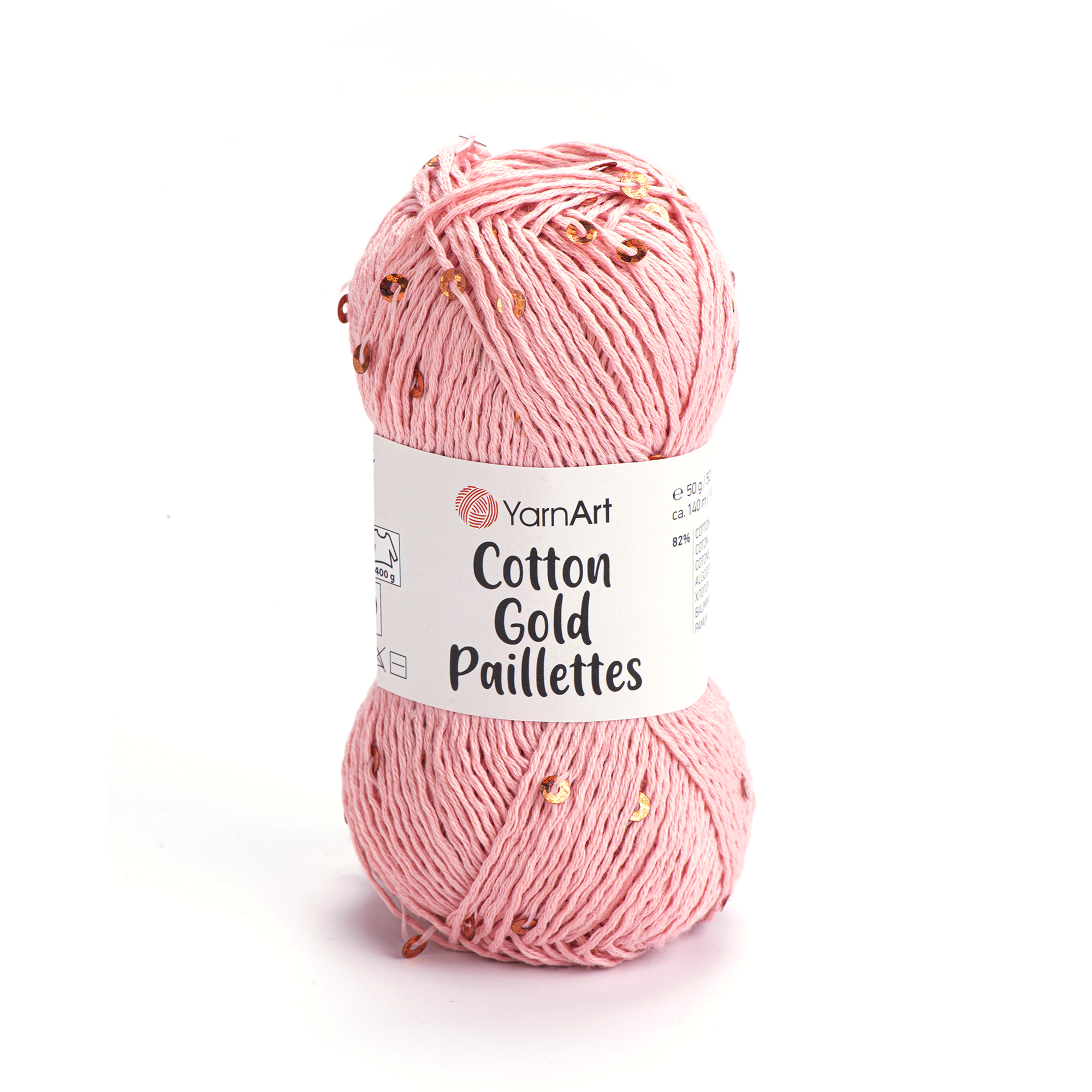 Cotton Gold Paillettes 7108 Powder