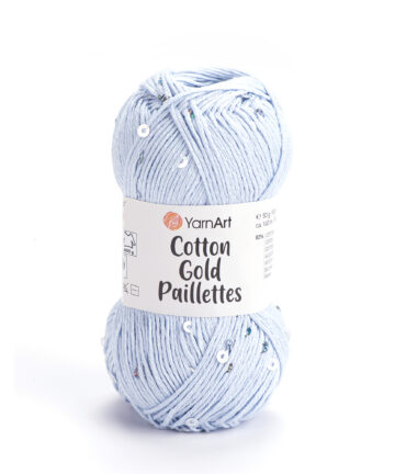 Cotton Gold Paillettes 7109 Bebe Blue