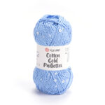 Cotton Gold Paillettes 7110 Blue