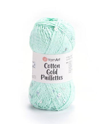 Cotton Gold Paillettes 7112 Mint