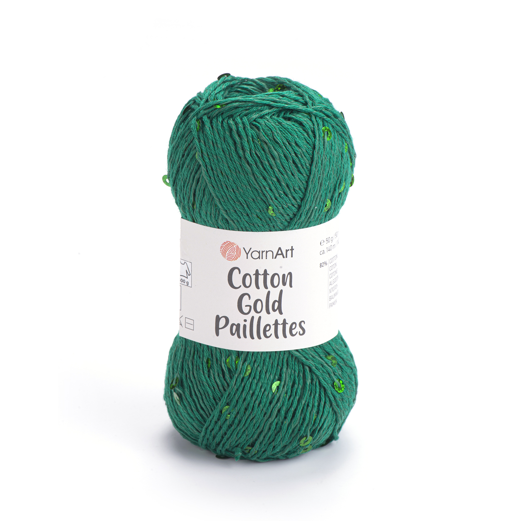 Cotton Gold Paillettes 7114 Green