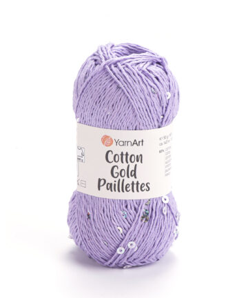 Cotton Gold Paillettes 7116 Lilac
