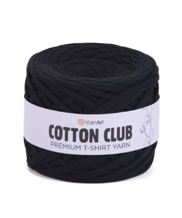 Cotton Club T-shirt Yarn 7300 Black