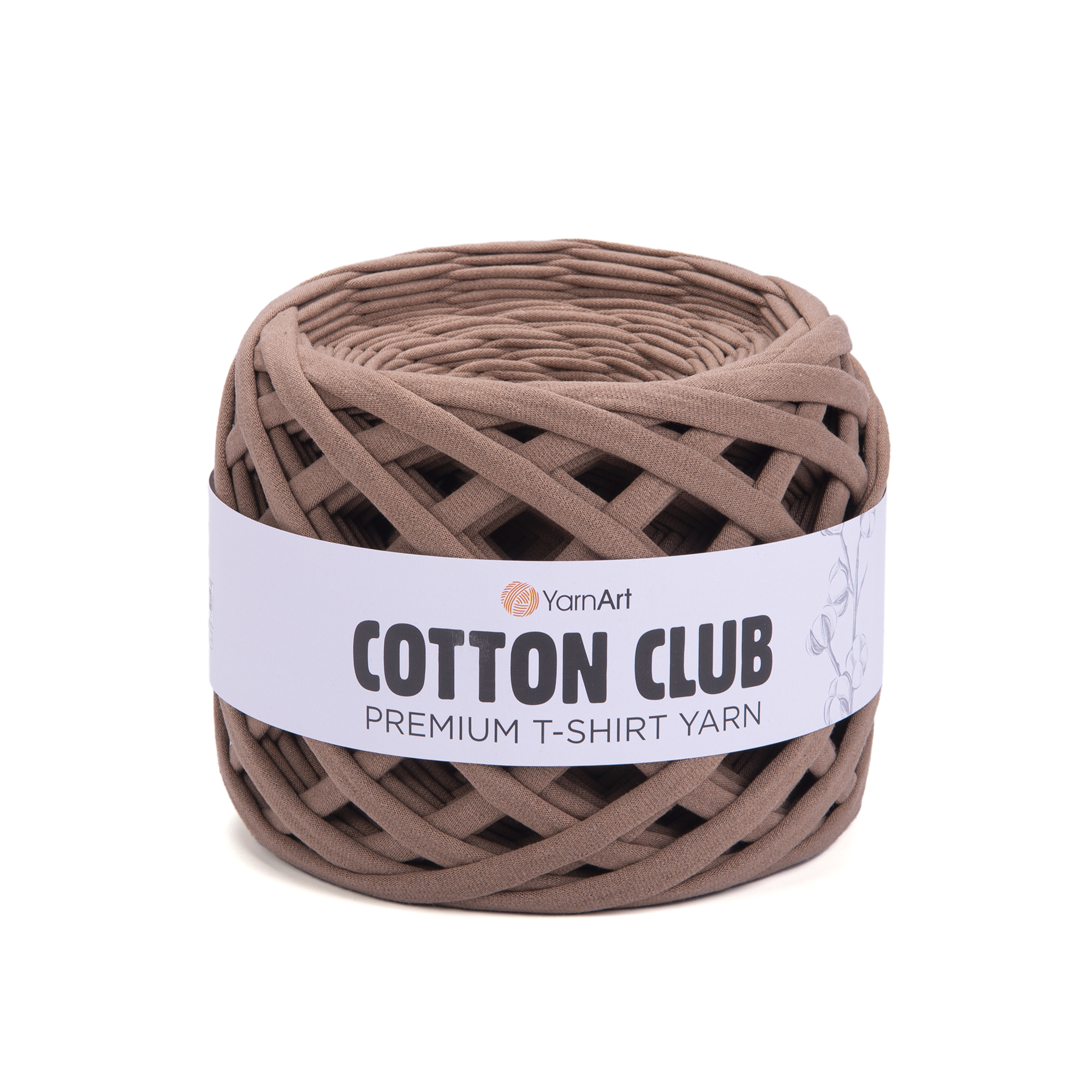 Cotton Club T-shirt Yarn 7307 Light Camel