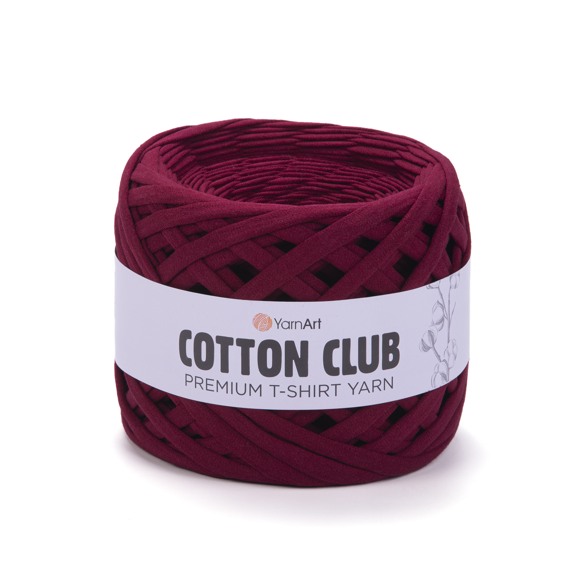 Cotton Club T-shirt Yarn 7335 Bordoeux