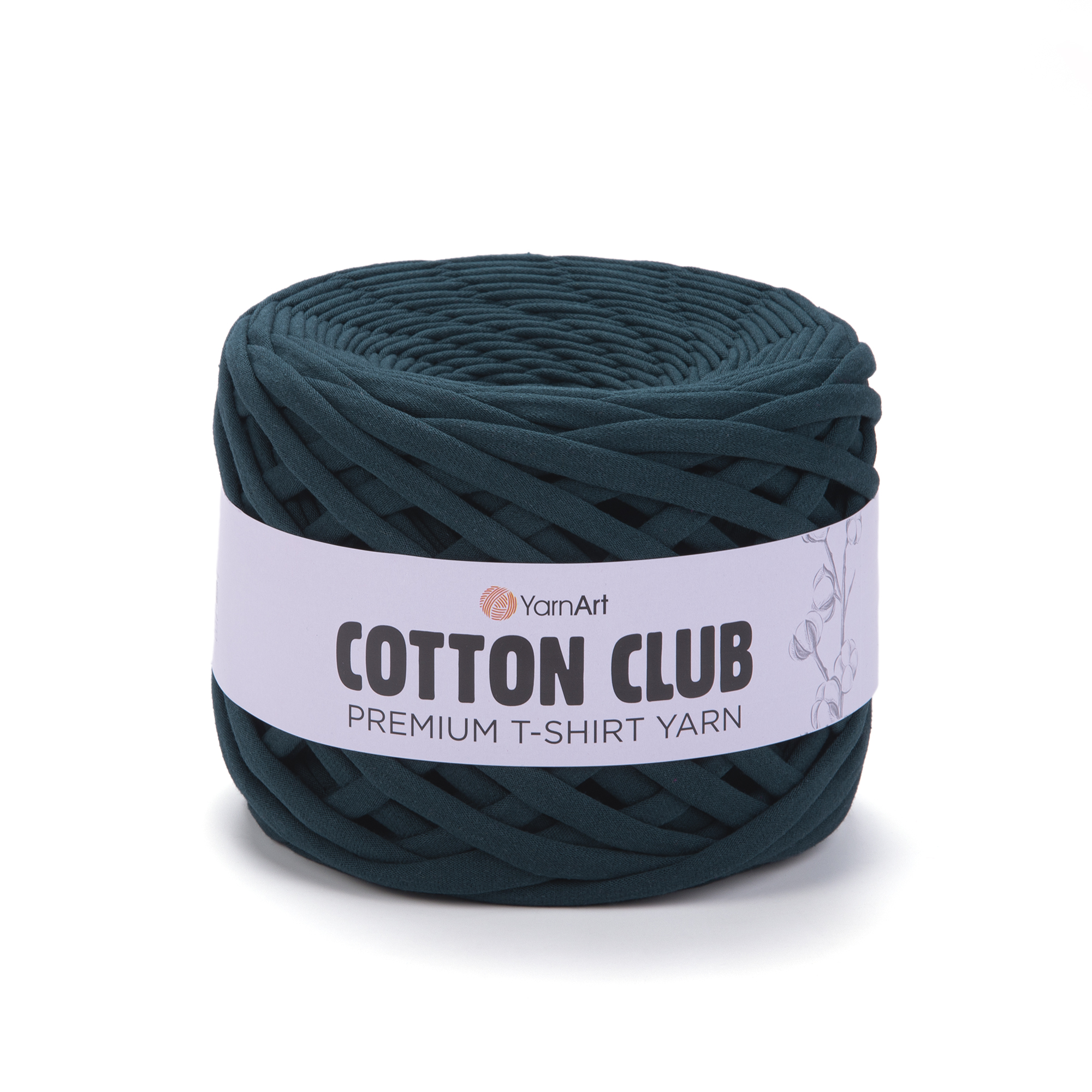 Cotton Club T-shirt Yarn 7362 Dark Green