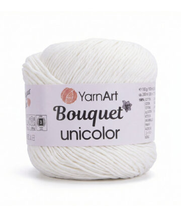 YarnArt Bouquet unicolor White  3201