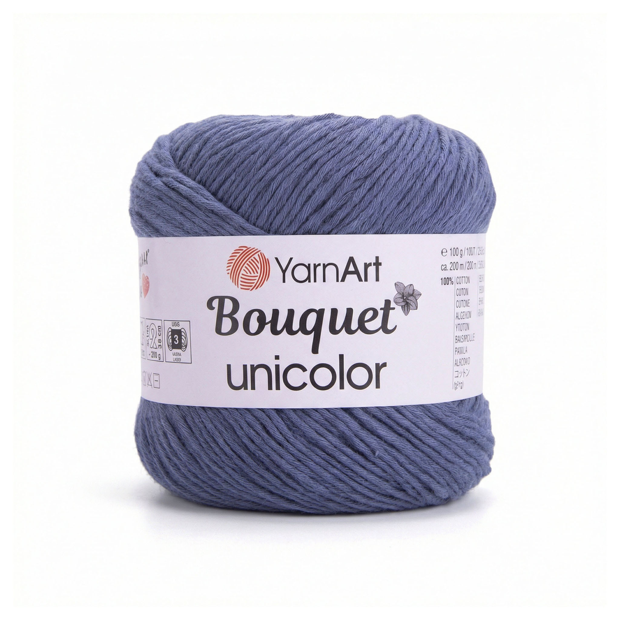 YarnArt Bouquet unicolor Jeans 3204