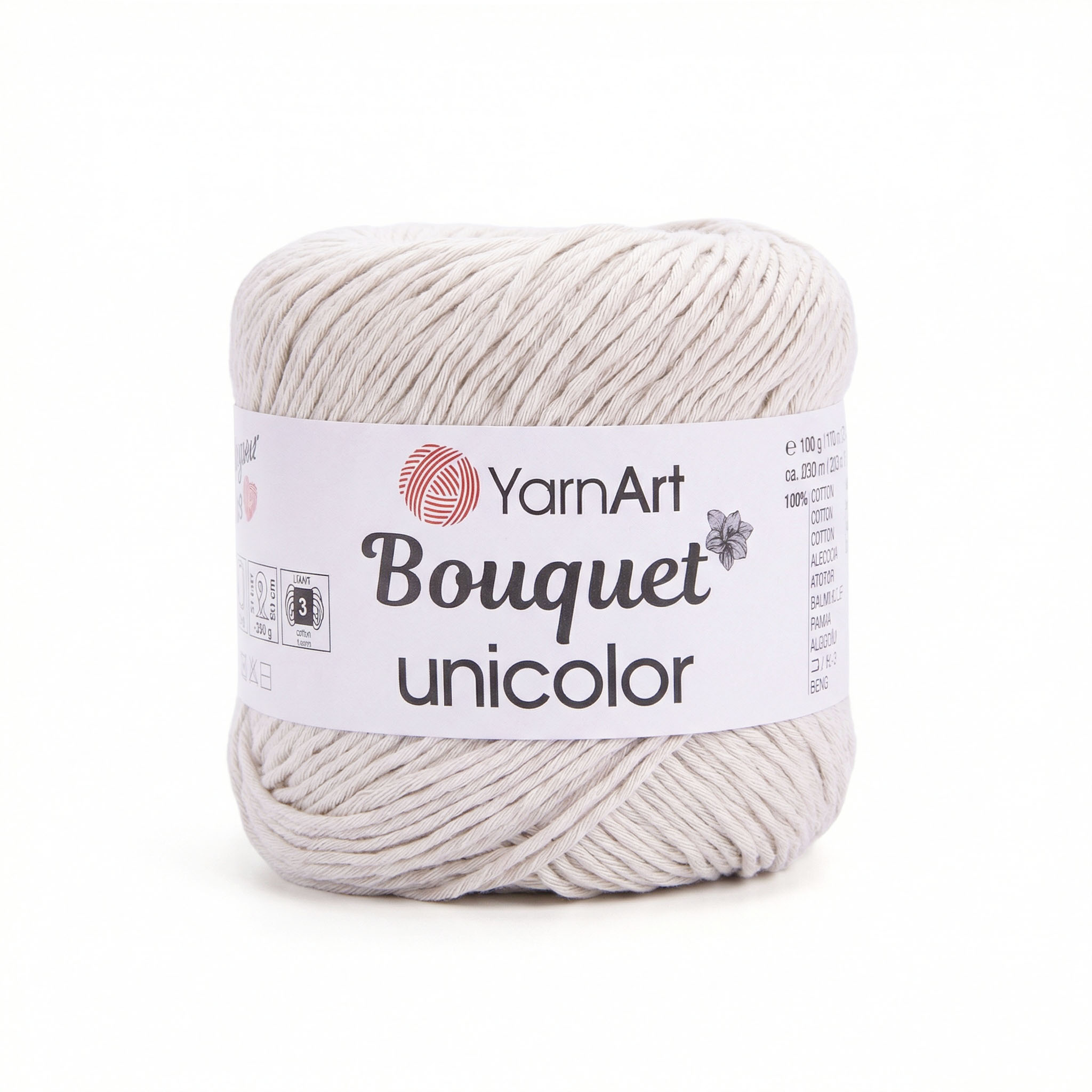 YarnArt Bouquet unicolor Ecru 3205