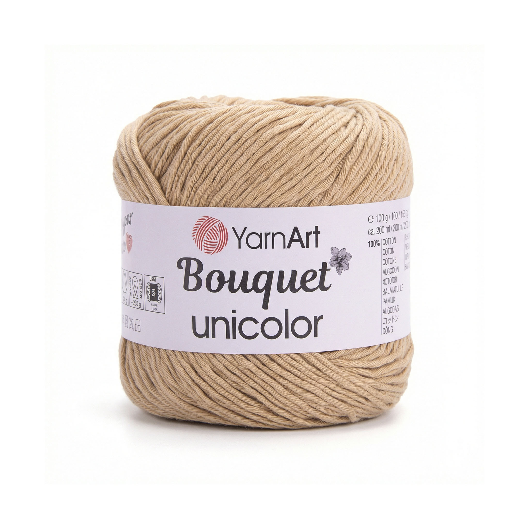 YarnArt Bouquet unicolor Beige 3206
