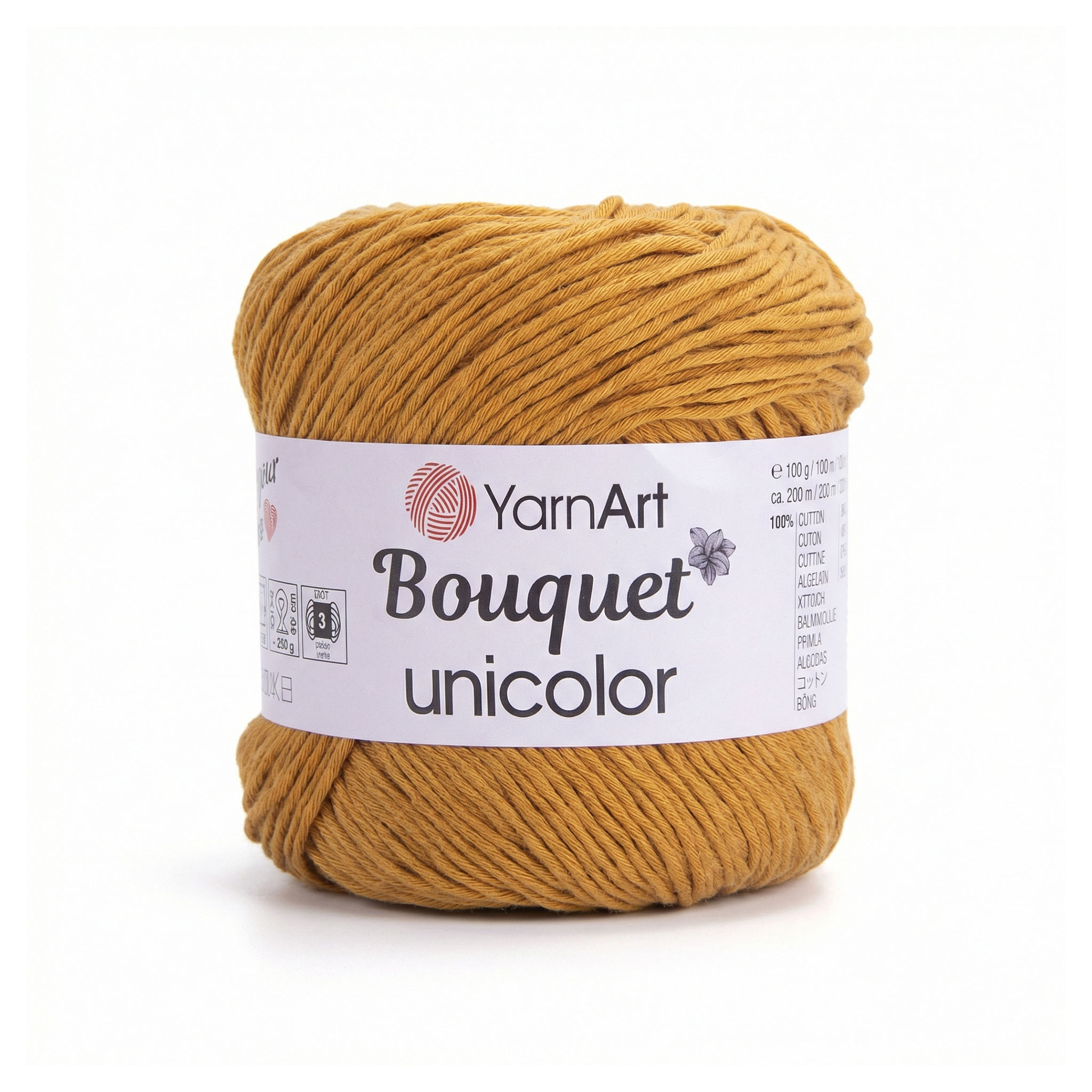 YarnArt Bouquet unicolor Mustard 3208