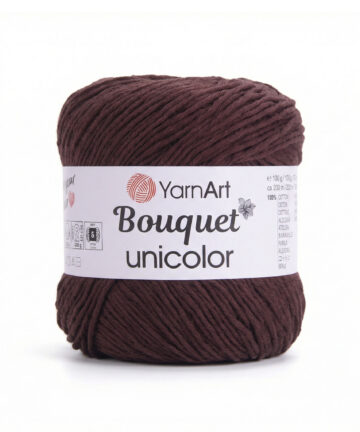 YarnArt Bouquet unicolor Dark Brown 3209