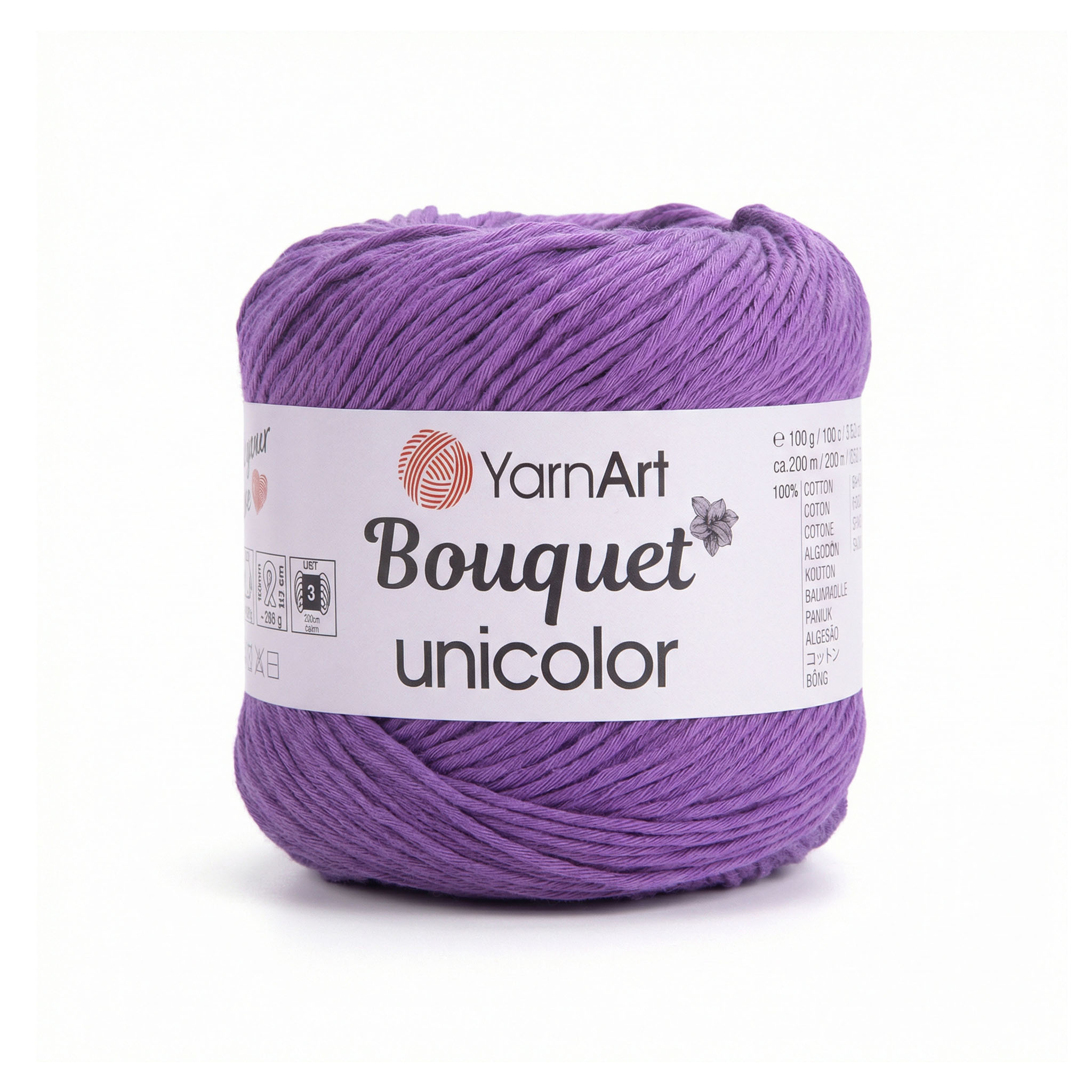 YarnArt Bouquet unicolor Levander 3213