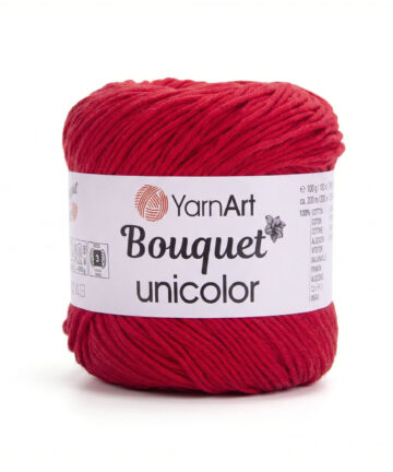 YarnArt Bouquet unicolor Red 3217