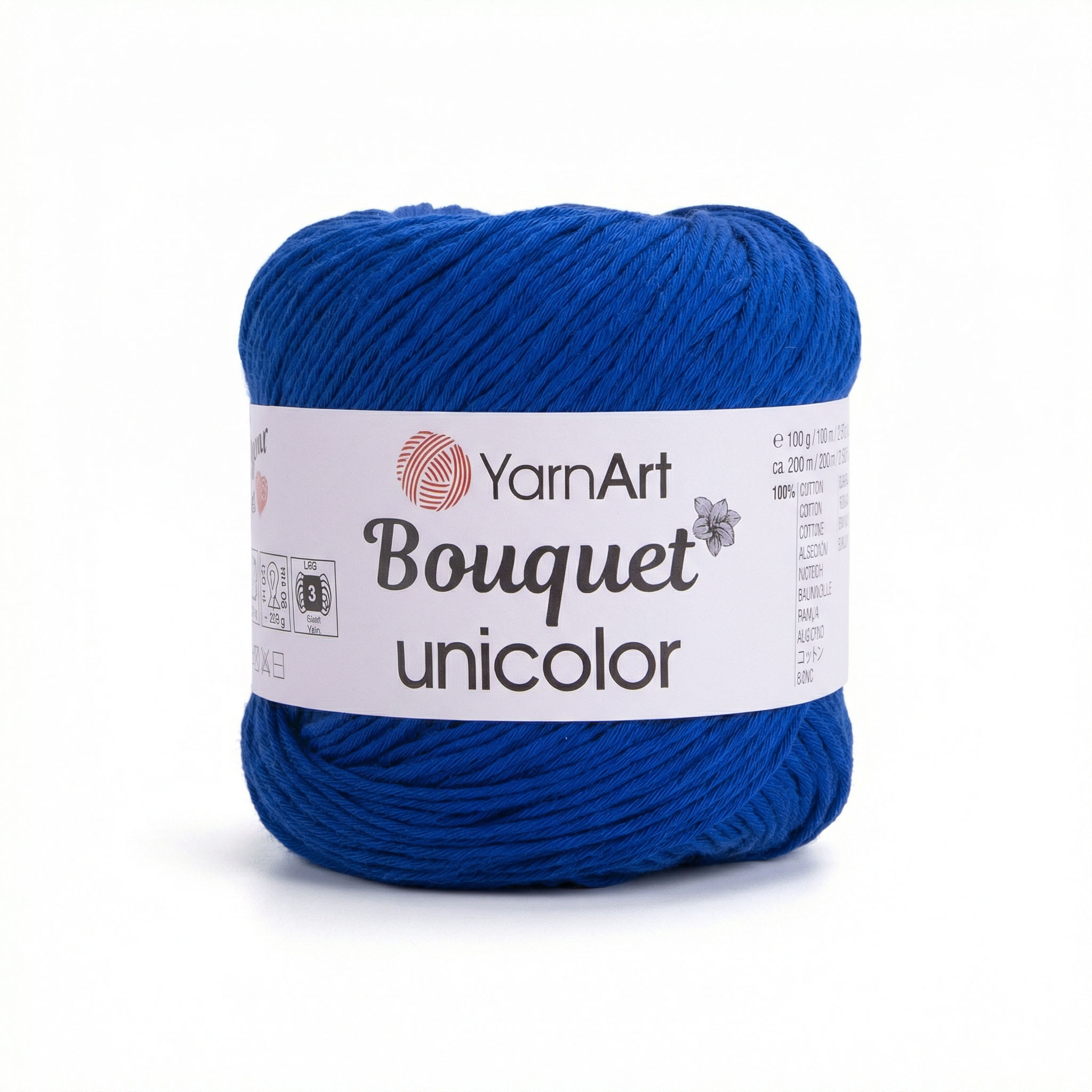 YarnArt Bouquet unicolor Electric Blue 3222