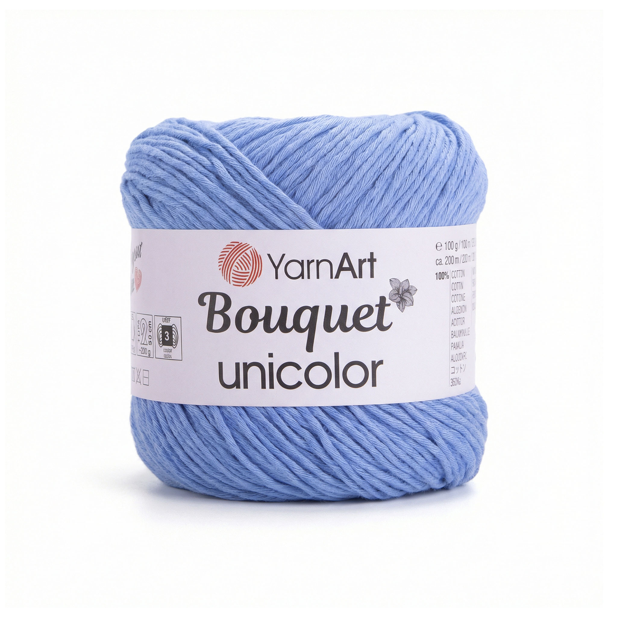 YarnArt Bouquet unicolor Sky Blue 3223