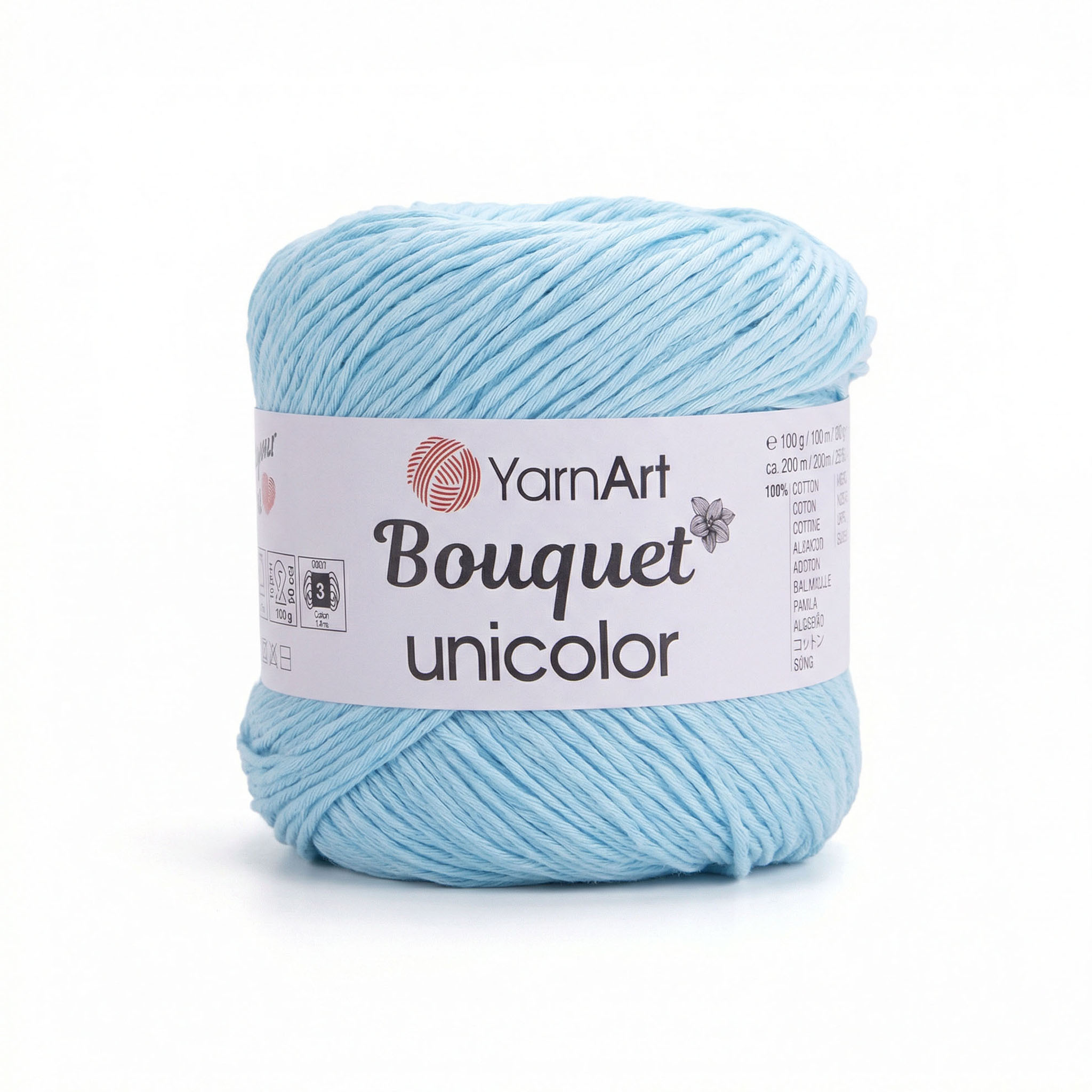 YarnArt Bouquet unicolor Mint Blue 3226