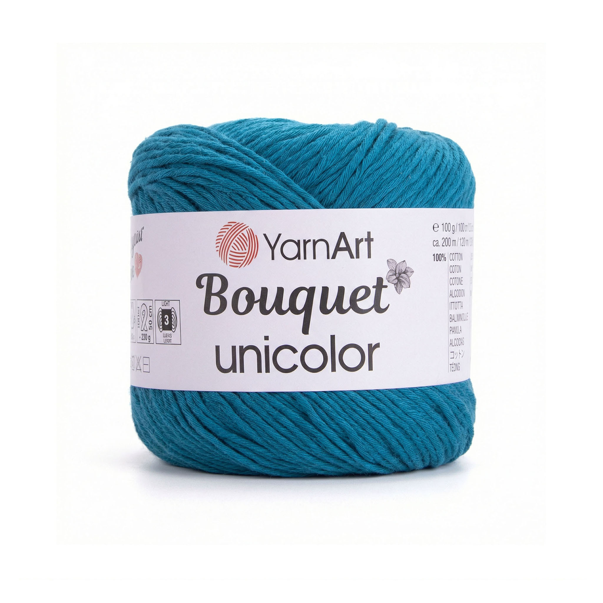 YarnArt Bouquet unicolor Petrol 3228