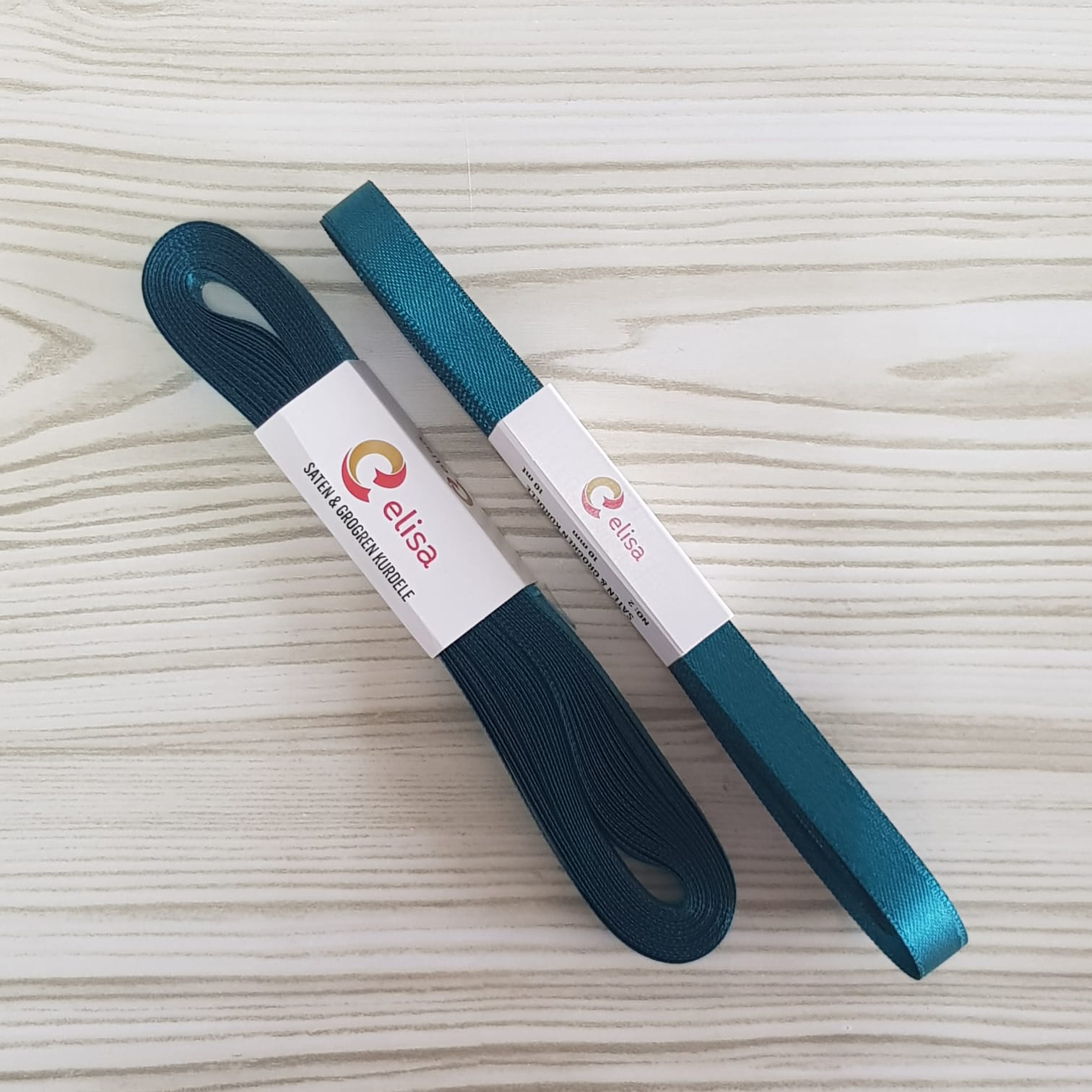 Σατέν Κορδέλα 10mm Petrol 121