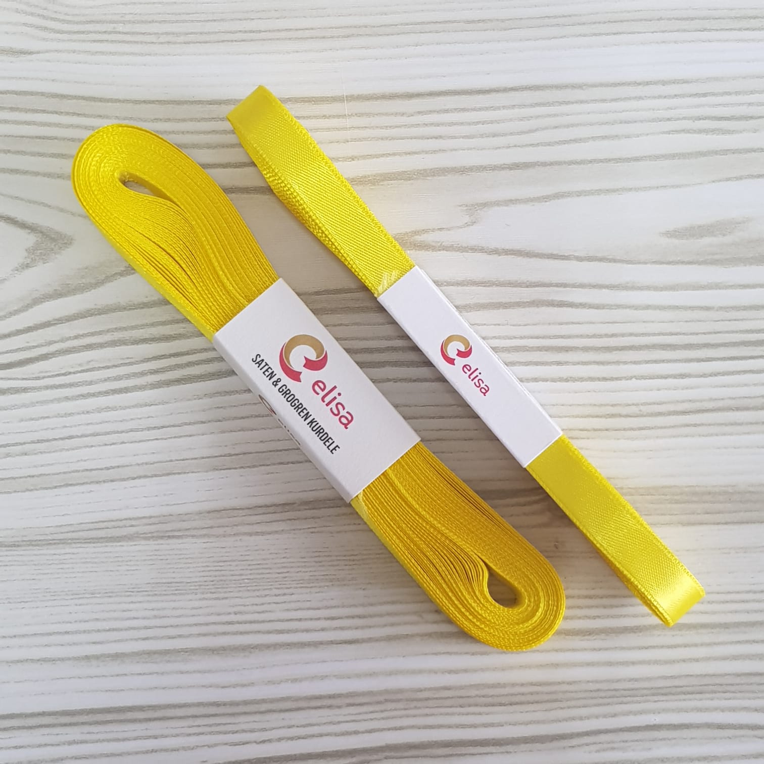 Σατέν Κορδέλα 10mm Yellow 114