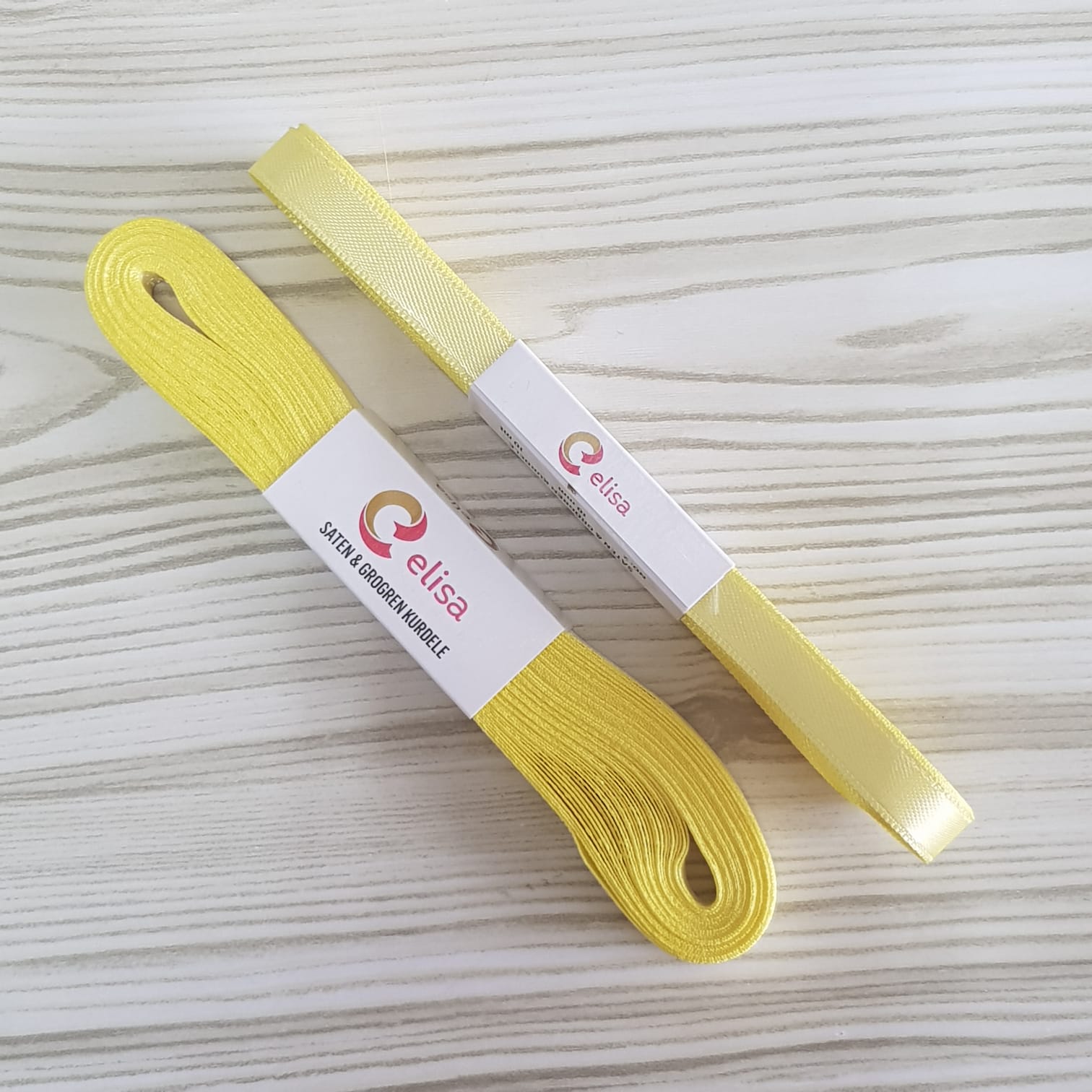 Σατέν Κορδέλα 10mm Light Yellow  113