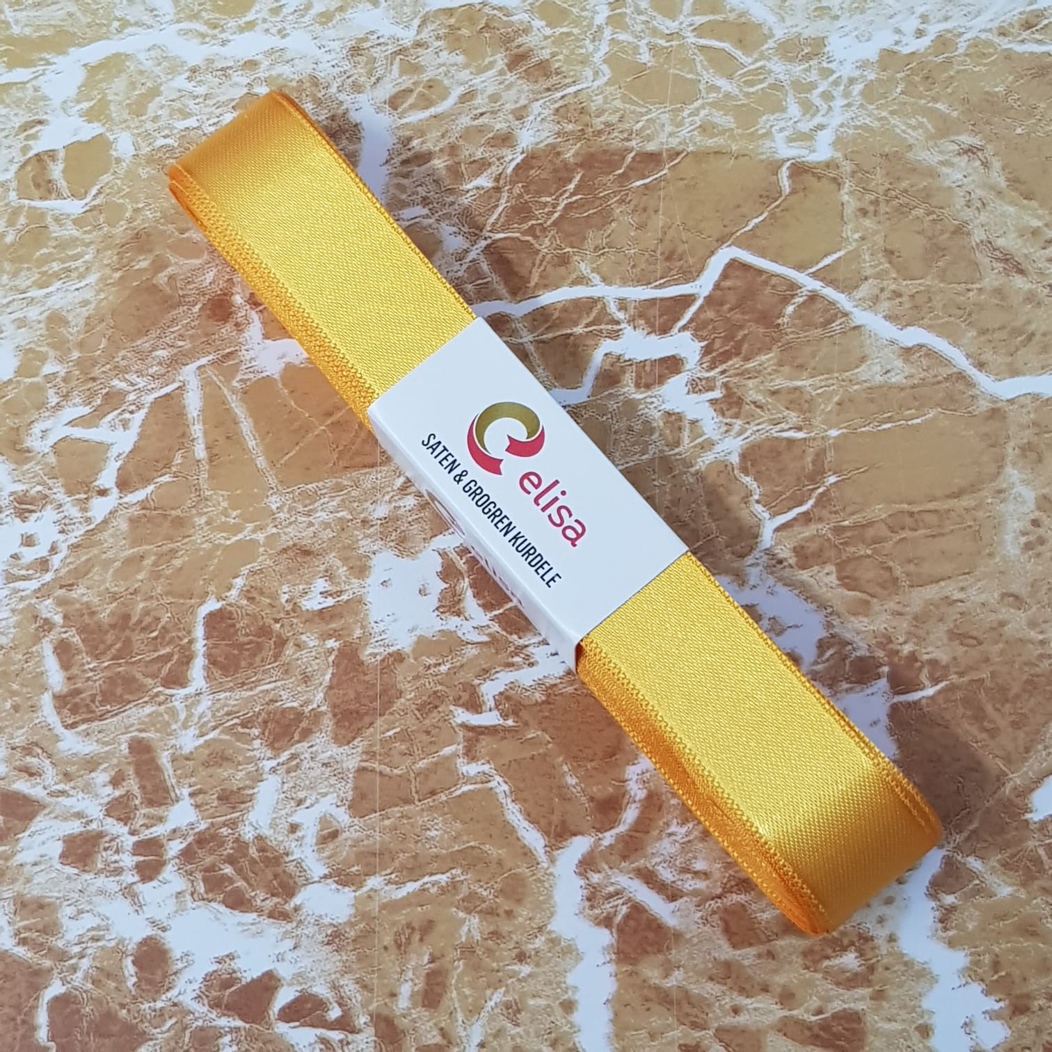 Σατέν Κορδέλα 20mm Dark Yellow 228