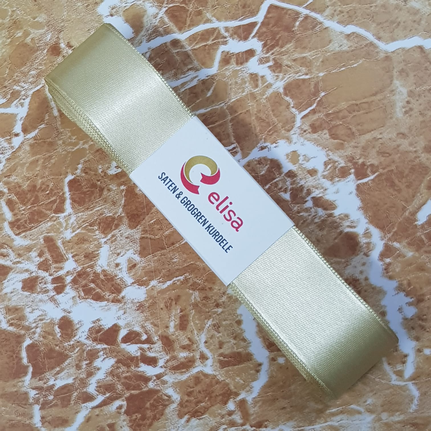 Σατέν Κορδέλα 30mm Light Gold  321