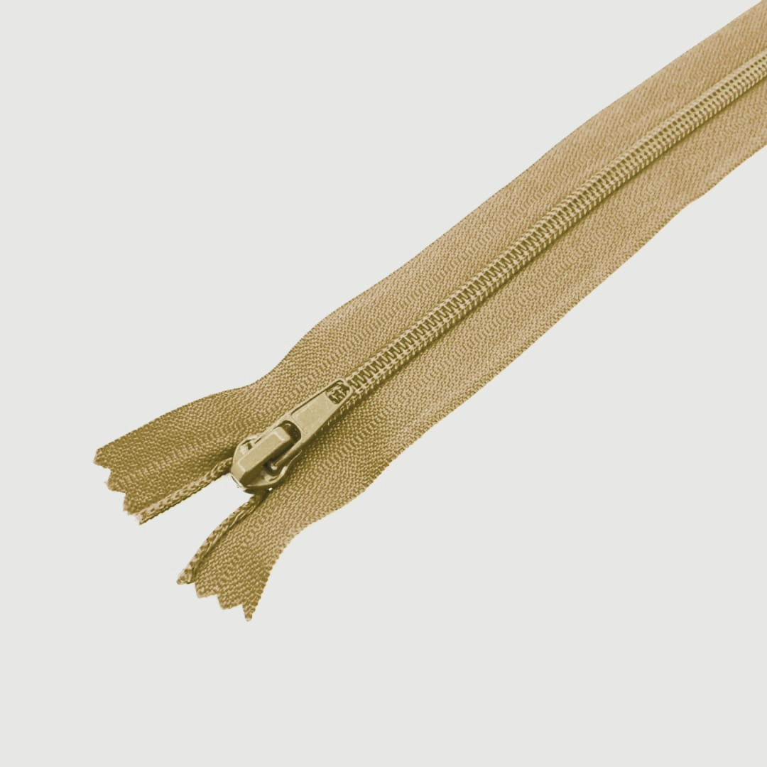 Φερμουάρ για τσάντες 18cm Μπεζ 105