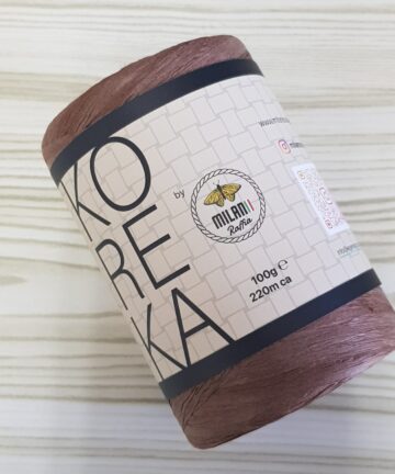 Paper Yarn Raffia Coffee 01