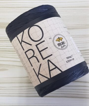 Paper Yarn Raffia Black 05