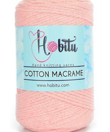 Hobitu Cotton Makrame 3mm Salmon 167
