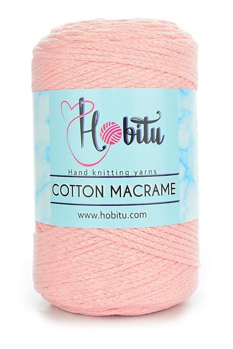 Hobitu Cotton Makrame 3mm Salmon 167